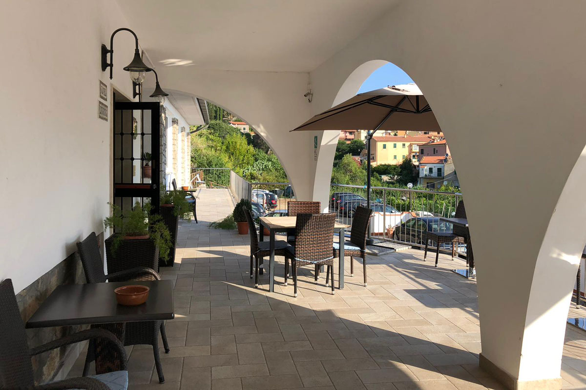 L’hotel, da vicino